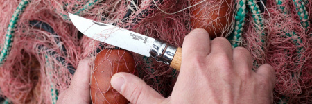 Нож складной Opinel Tradition №8 VRI (INOX) 8,5см (Бук / нерж. Сталь)